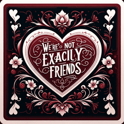 We're not exactly just friends