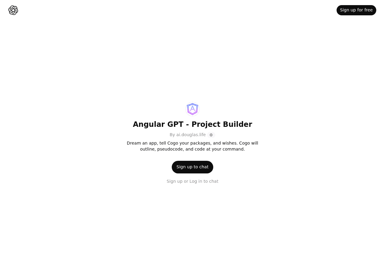 Angular GPT - Project Builder