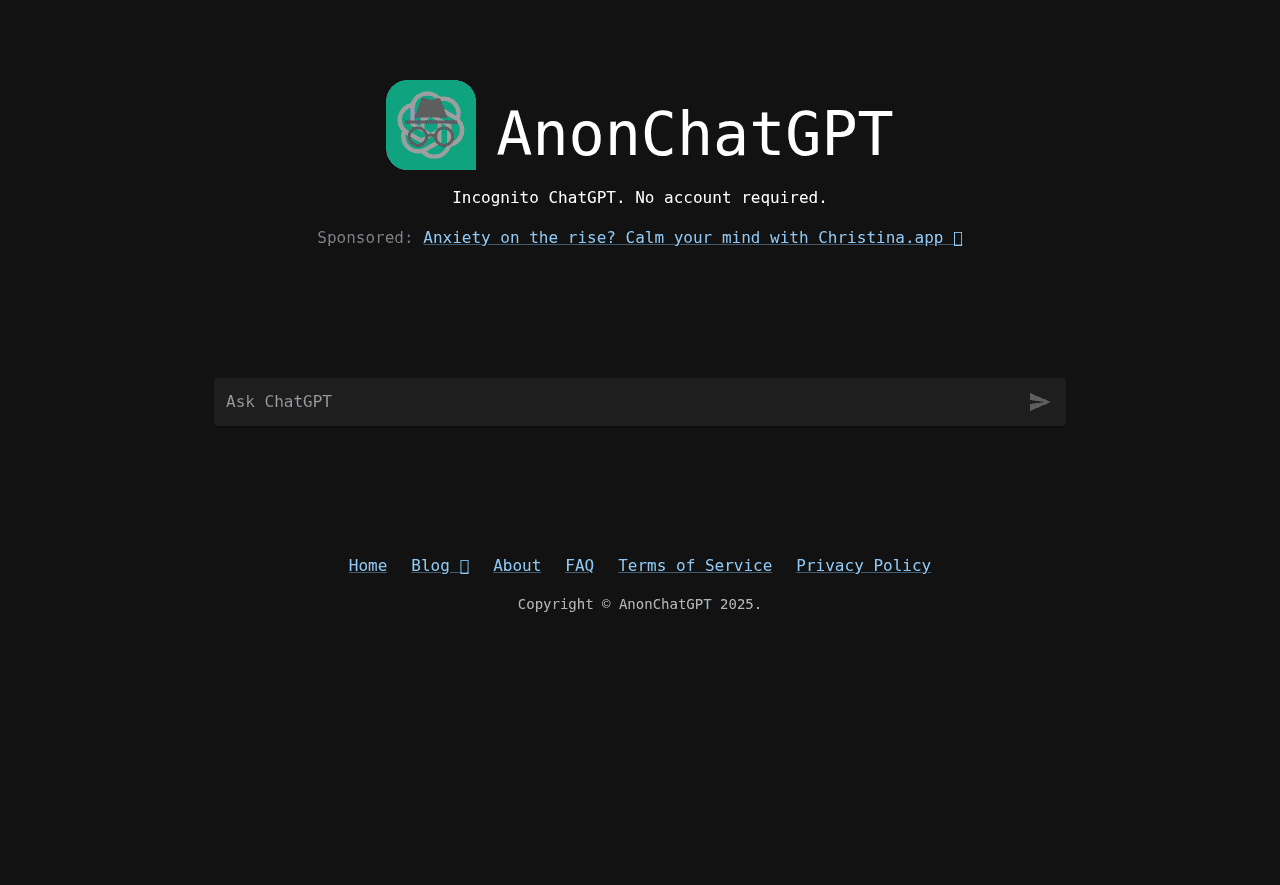 Anonchatgpt