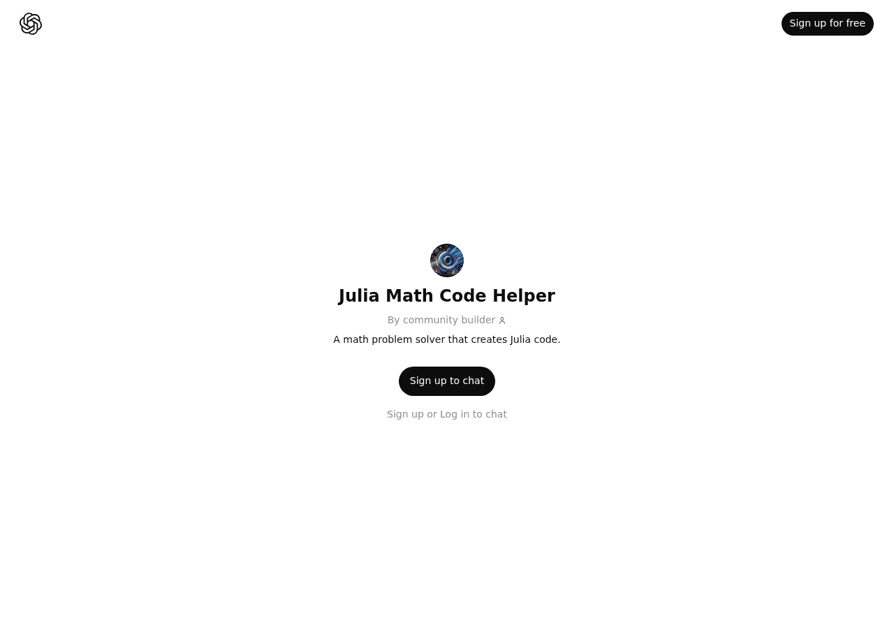 Julia Math Code Helper