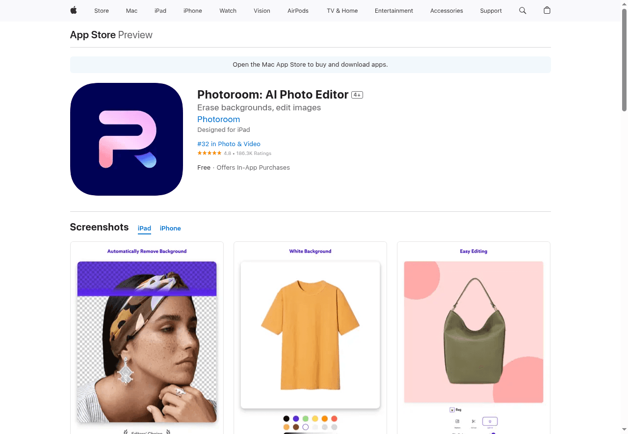 Photoroom: AI Photo Editor