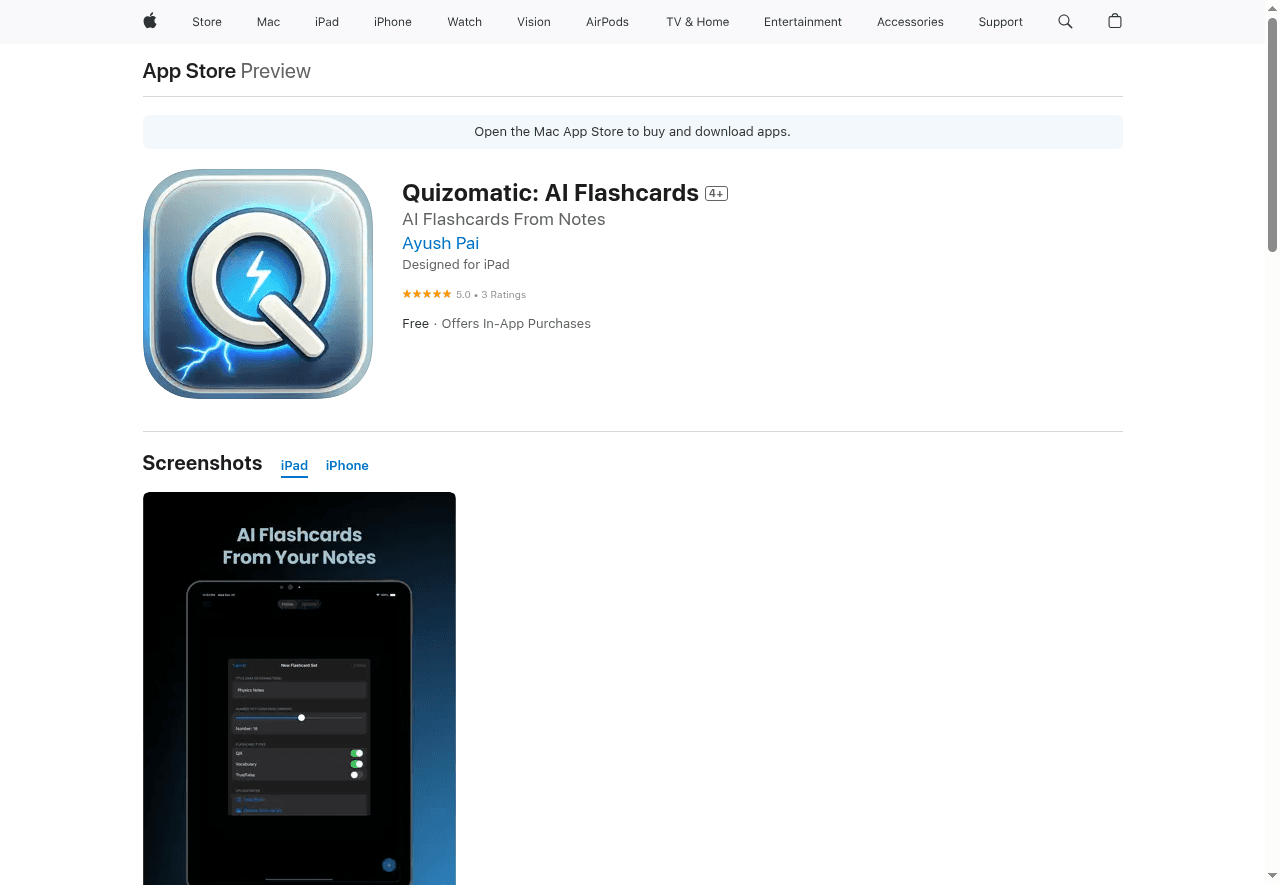 Quizomatic: AI Flashcards