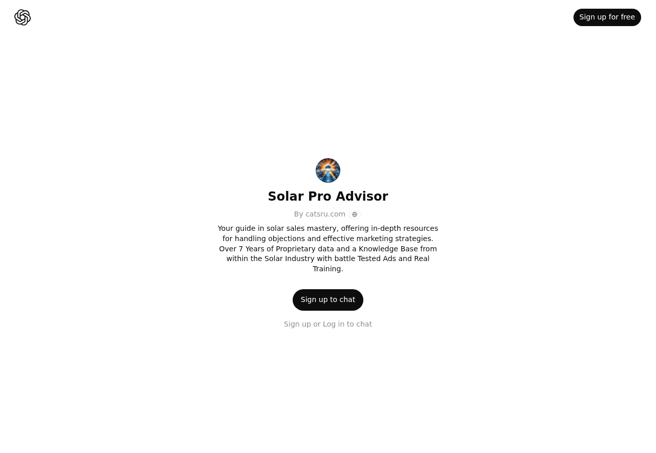 Solar Sales Expert