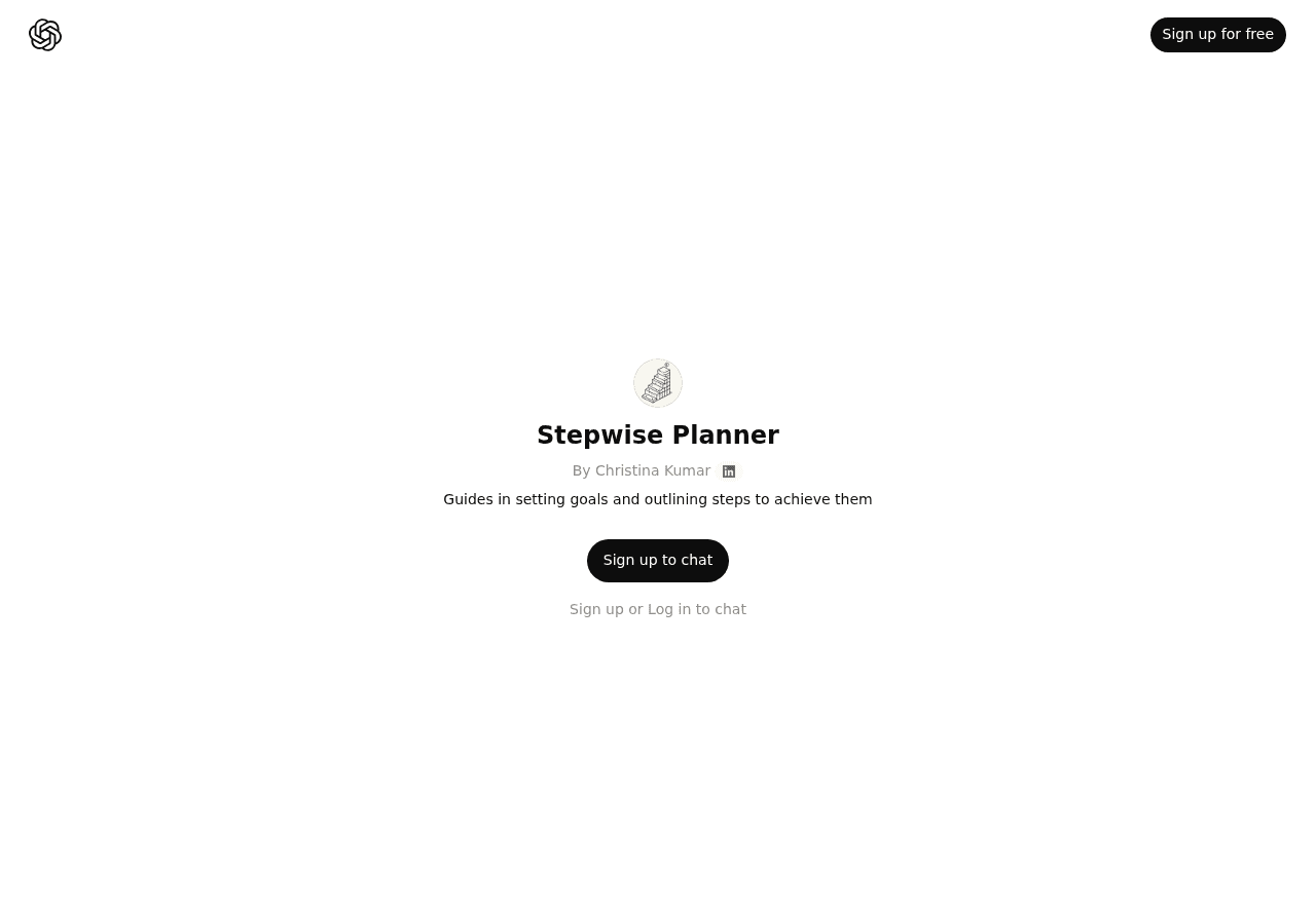 Stepwise Planner