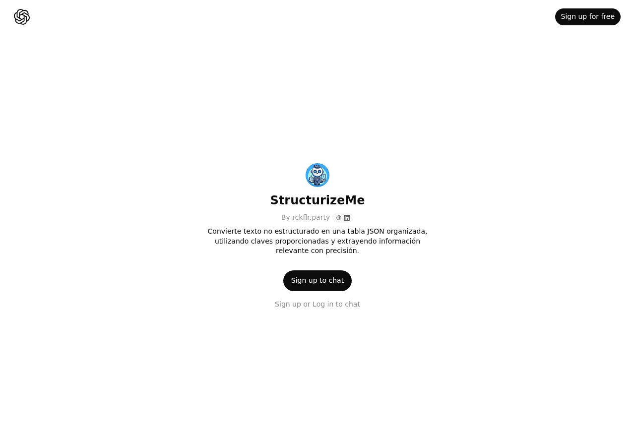 StructurizeMe