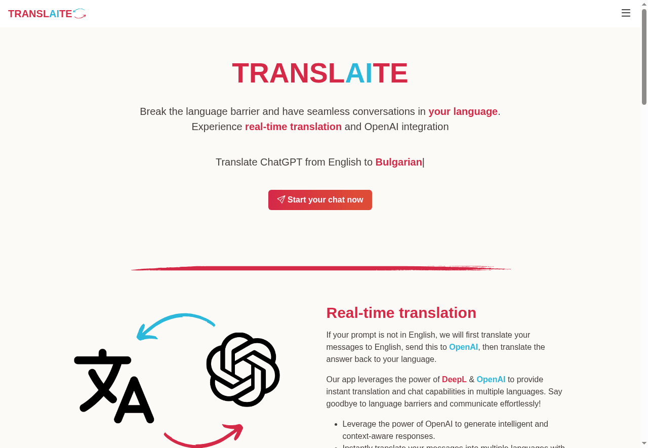 Translaite