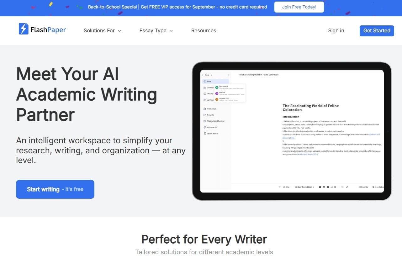 Free AI Essay Writer