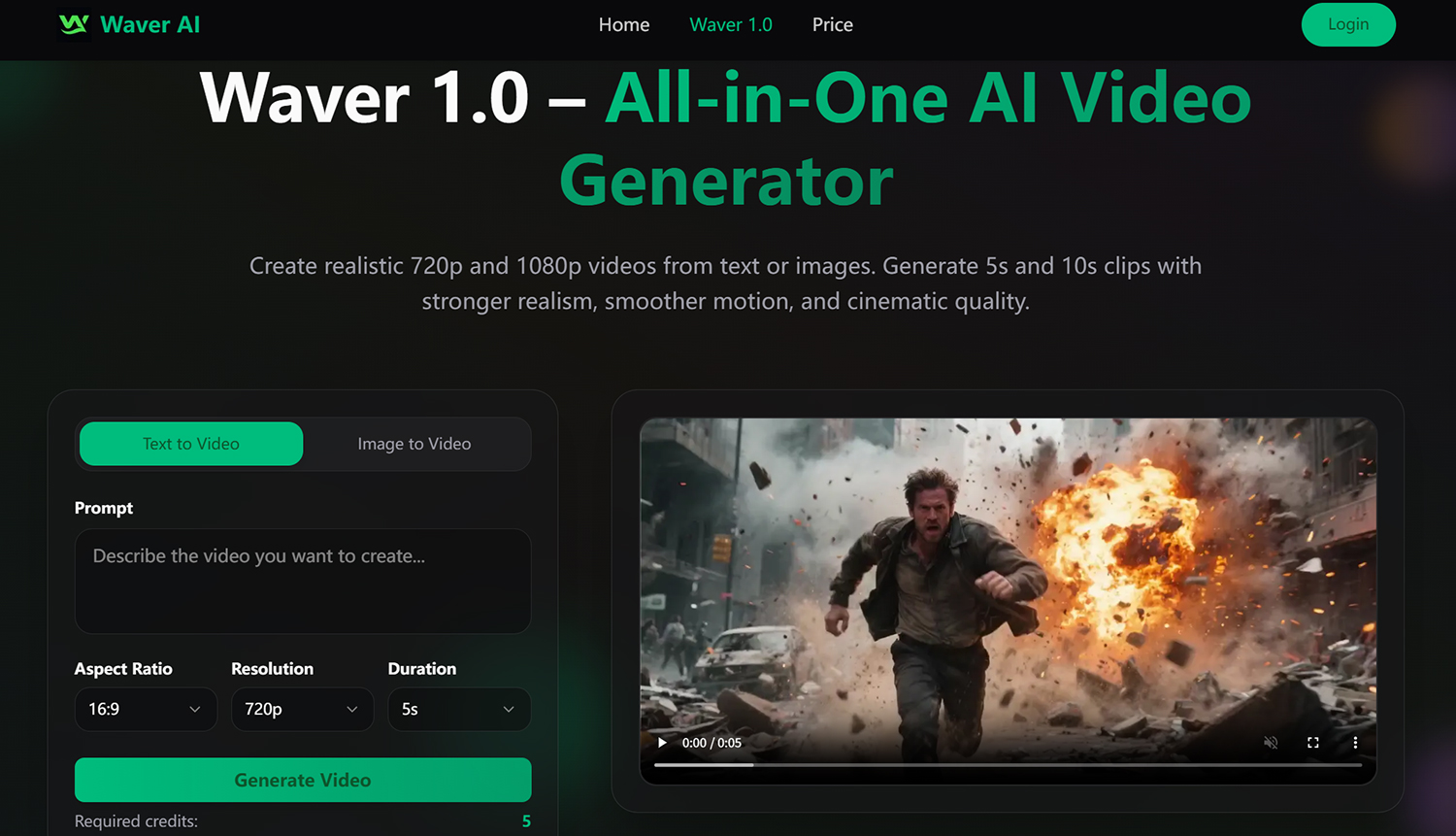 Waver AI — Видео | AIMarketwave