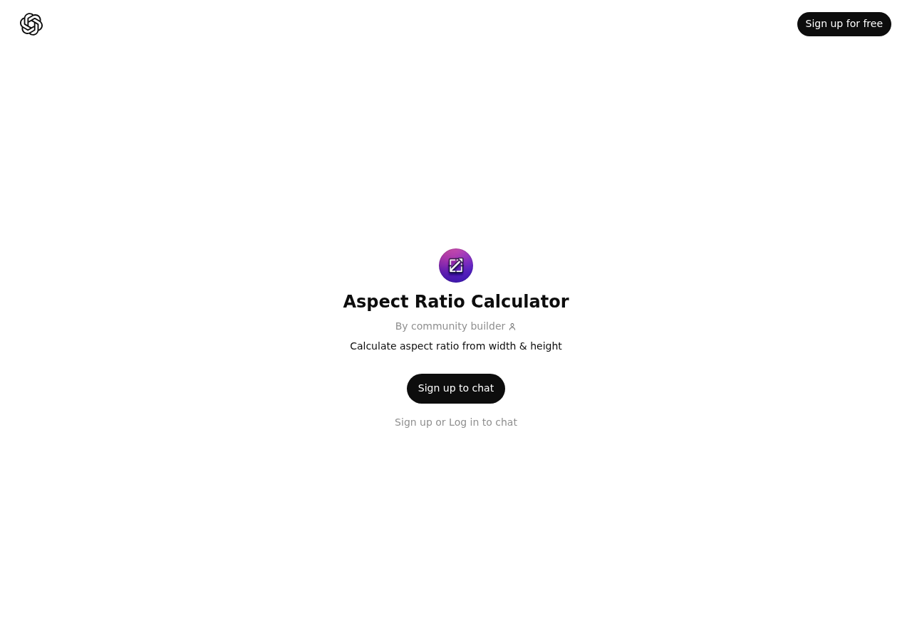 Aspect Ratio Calculator — Diseño y arte | AIMarketwave