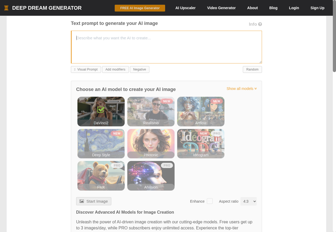 Deepdreamgenerator — Design & Art | AIMarketwave