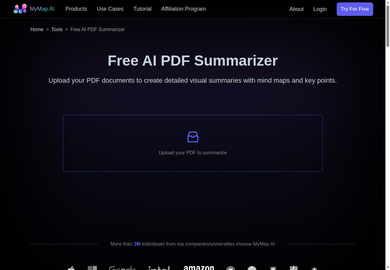 MyMap AI PDF Summarizer — Документ | AIMarketwave
