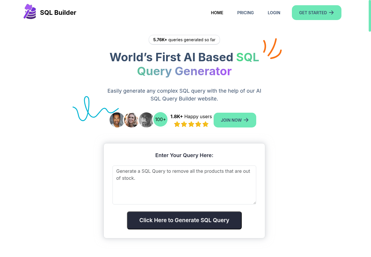SQL Builder — Analystes de données | AIMarketwave