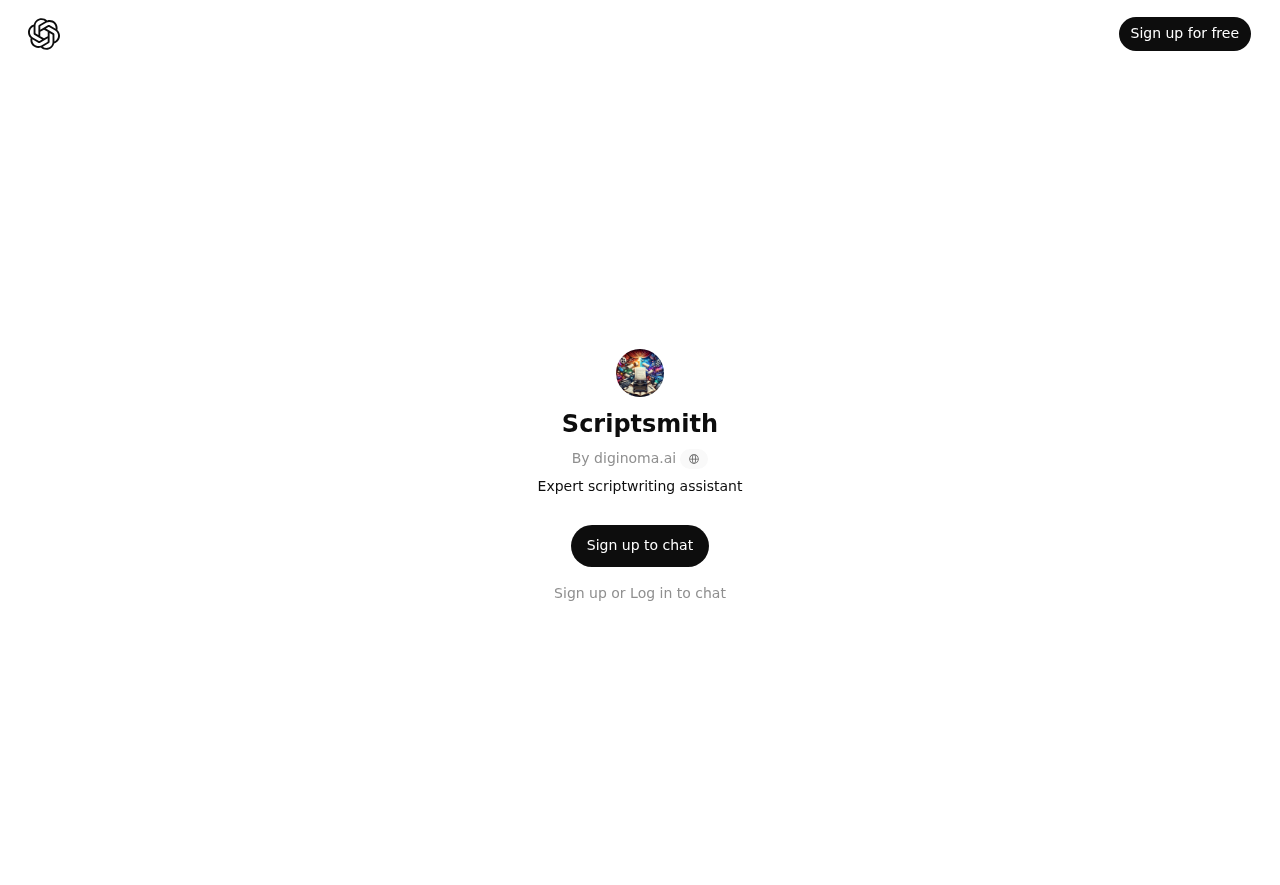 Scriptsmith GPT — Content & Writing | AIMarketwave