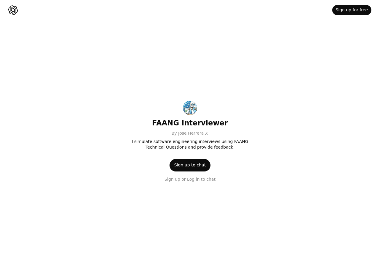 Faang Rapper The FAANG Interview GPT — Éducation | AIMarketwave